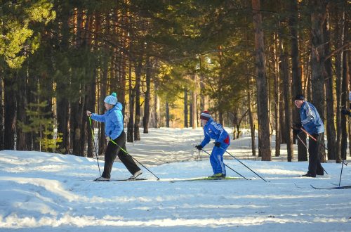 People enjoying one of the top ski resorts